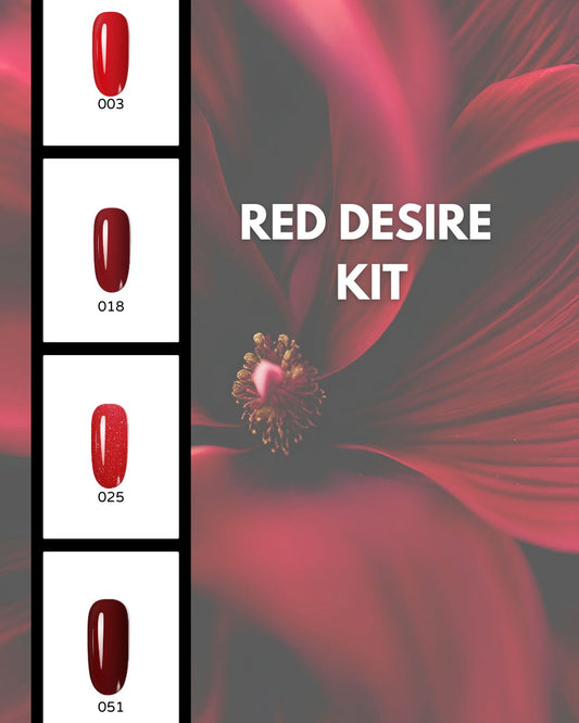 Red Desire Kit - ערכת פרימיום דיפ פאודר + מסיר במתנה